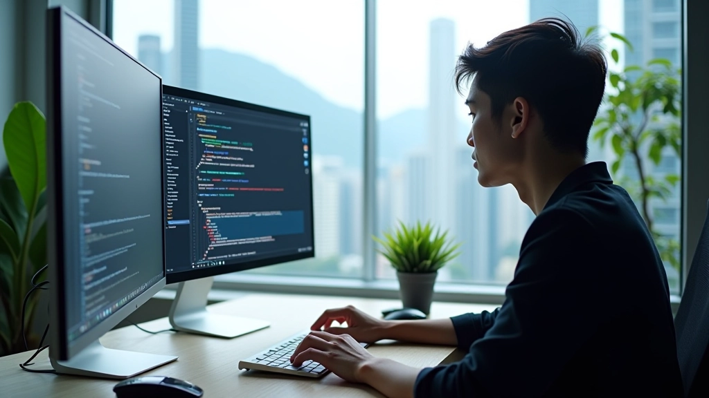 Modern web design workspace with animation tools and color palette for microinteraction design