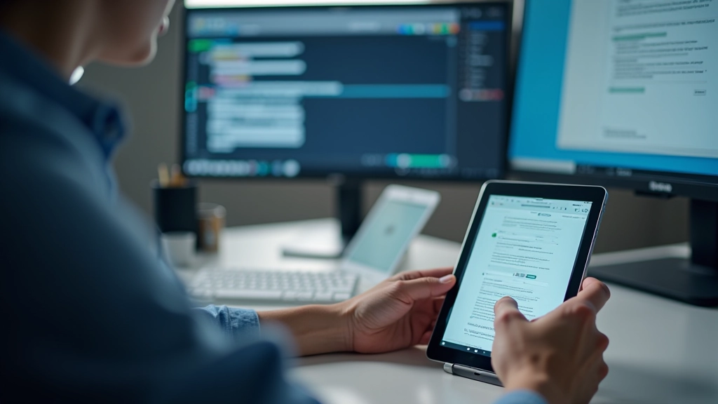 Developer testing form validation on multiple devices showing responsive animation behavior